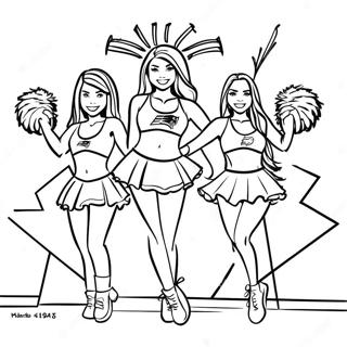 Kolorowanka Z Cheerleaderkami New England Patriots 90273-30317