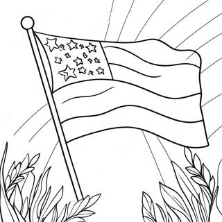 Kolorowanka Patriotycznej Flagi 90713 30662