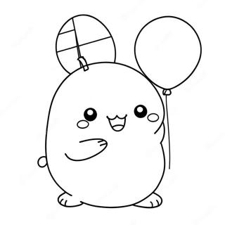 Szczesliwy Molang Z Balonem Kolorowanka 90918 30821