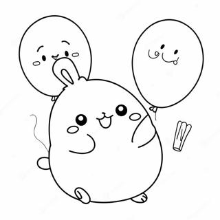 Szczesliwy Molang Z Balonem Kolorowanka 90918 30822