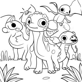 Kolorowanka Z Tajemniczymi Stworzeniami Garten Of Banban 5 91176 31096