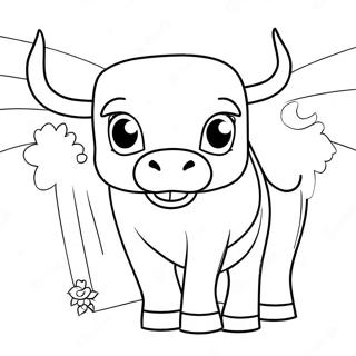 Kolorowanka Z Maskotka Chicago Bulls 91279-31173