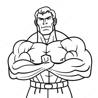 Kolorowanka Z Napinajacymi Miesniami 91739-31533