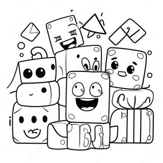 Kolorowanka Szczesliwych Alphablocks 91813-31589