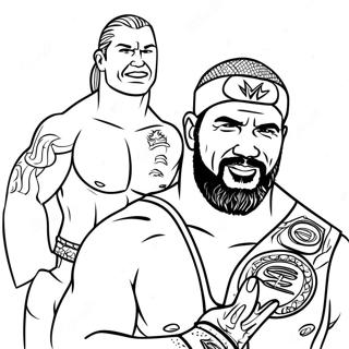 Kolorowanka Wwe Supergwiazdy W Akcji 91837-31606