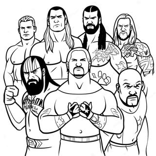 Kolorowanka Wwe Supergwiazdy W Akcji 91837-31607