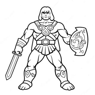 He Man Kolorowanki