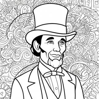 Abraham Lincoln W Cylindrze Kolorowanka 92042-31766