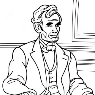 Mlody Abraham Lincoln Kolorowanka 92043-31769