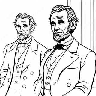 Abraham Lincoln W Garniturze Kolorowanka 92044-31774