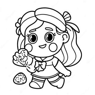 Ciasteczka Zuchów Kolorowanki