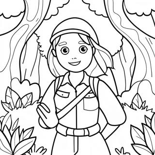 Amanda Poszukiwaczka Przygod W Tajemniczym Lesie Kolorowanka 92509-32140