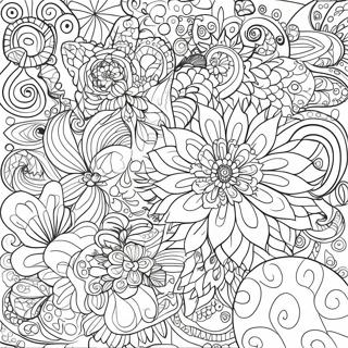 Kolorowanka Z Ekscentrycznymi Wzorami 92816-32380