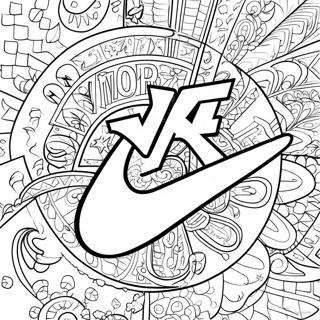 Kolorowanka Z Logo Nike 9289-1395