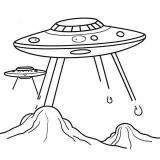 Kolorowanka Z Wszechobecnym Ufo 93227 32698