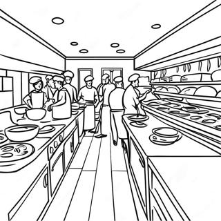 Kolorowanka Zajeta Kuchnia Restauracji 93998-33291