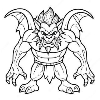 Kolorowanka Demoniczne Stworzenia Helluva Boss 94050 33333