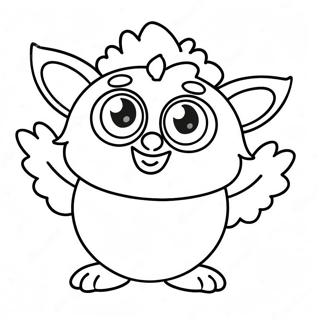Szczesliwy Furby Tanczacy Kolorowanka 94101 33371