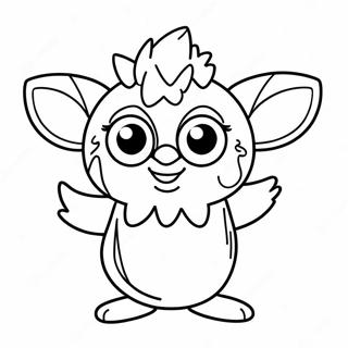 Szczesliwy Furby Tanczacy Kolorowanka 94101 33372