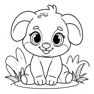 Slodkie Kolorowanka Dla Zwierzat Niemowlat 94281-33579
