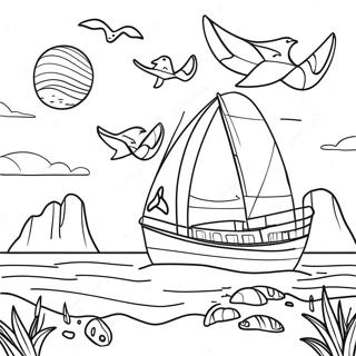 Kolorowanka Z Przygodowa Podroza Migracyjna 94334 33628