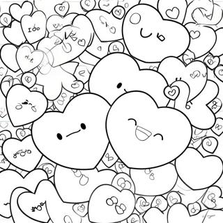 Kolorowanka Z Figlarnymi Serduszkami Rozmowy 94593-33952