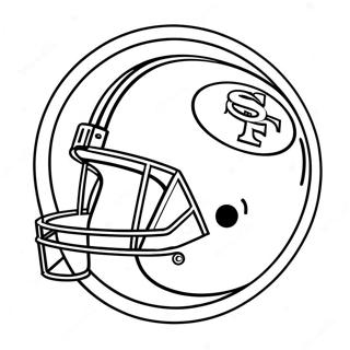 Kolorowanka Logo San Francisco 49ers 94692-34020