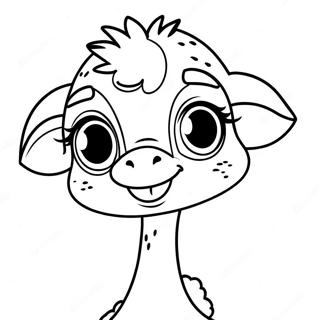 Urocza Kolorowanka Z Malym Strusiem 94722-34053