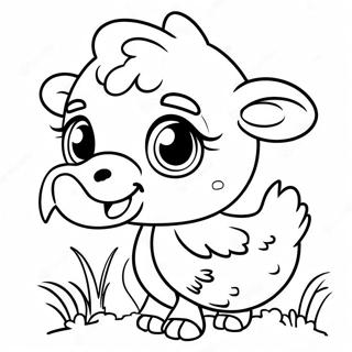 Urocza Kolorowanka Z Malym Strusiem 94722-34054