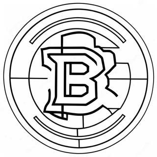 Kolorowanka Z Logo Bruins 95003-34259