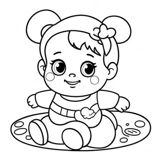 Kolorowanka Z Urocza Lalka Baby Alive 95080-34323