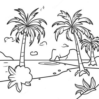 Kolorowanka Raj Palmowy 95133 34369