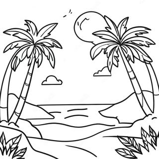 Kolorowanka Raj Palmowy 95133 34370
