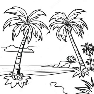 Kolorowanka Raj Palmowy 95133 34371