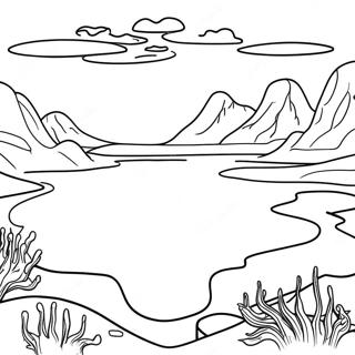 Kolorowanka Biomu Arktycznej Tundry 95183-34405