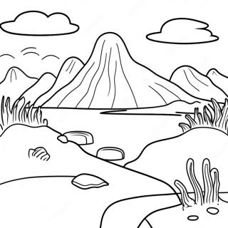 Kolorowanka Biomu Arktycznej Tundry 95183-34406