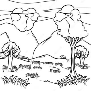 Kolorowanka Biomu Sawanny 95185-34415