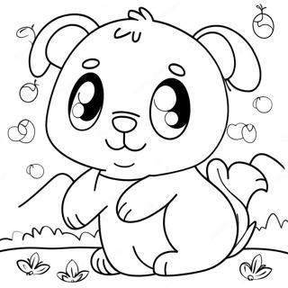 Kolorowanka Z Uroczymi Zwierzetami I Literami Rosyjskimi 95363-34556