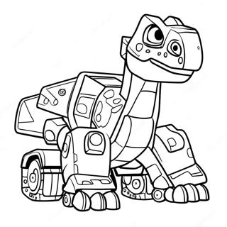 Dinotrux Kolorowanki