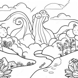 Fantastyczny Krajobraz Kolorowanka 9584 1367