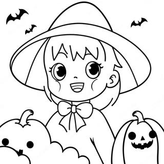 Kolorowanka Anime Na Halloween 96284-35294