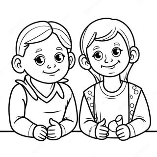 Szanujace Dzieci Sluchajace Kolorowanka 96365 35366