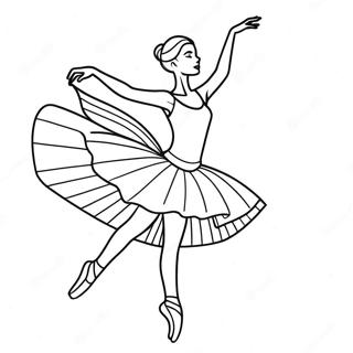 Zgrabna Baletnica Tanczaca Kolorowanka 96415 35403