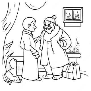 Kolorowanka Opowiesci Wigilijnej 96748-35823