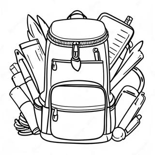 Kolorowanka Z Plecakiem Przygodowym Z Akcesoriami 96930 35975