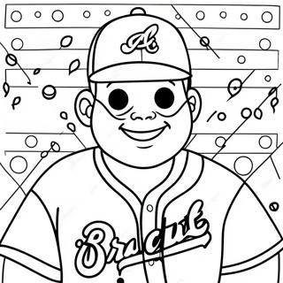 Kolorowanka Atlanta Braves 97491-36400