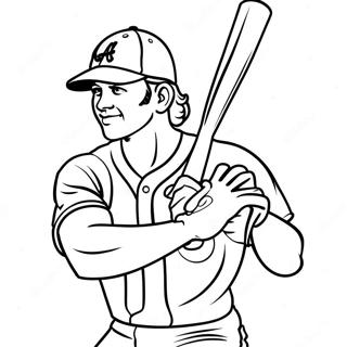 Kolorowanka Z Zawodnikiem Atlanta Braves W Akcji 97494-36411