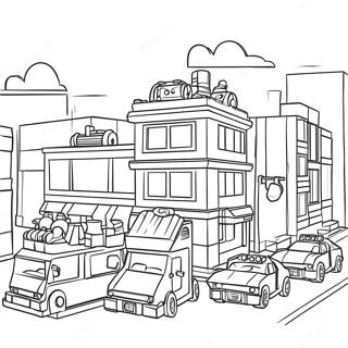 Kolorowanka Lego City 97724-36714