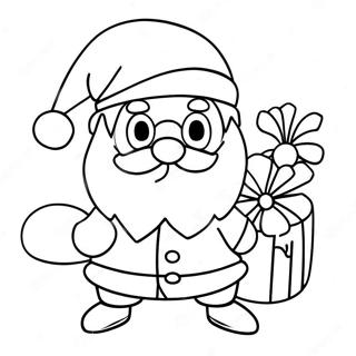 Anime Swiety Mikolaj Z Prezentami Kolorowanka 97829 36802