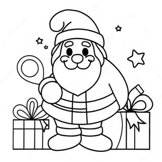 Anime Swiety Mikolaj Z Prezentami Kolorowanka 97829 36803